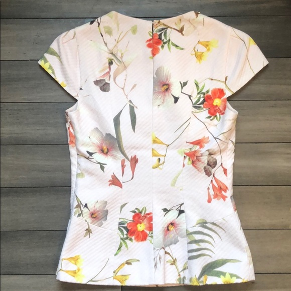 NWT Ted Baker embellished botanical bloom top - Picture 6 of 14